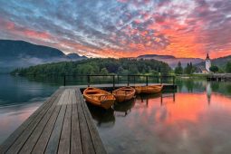 LAKE BOHINJ AT SUNRISE