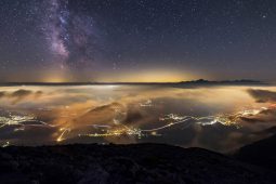 MILKY WAY ABOVE THE JULIAN ALPS